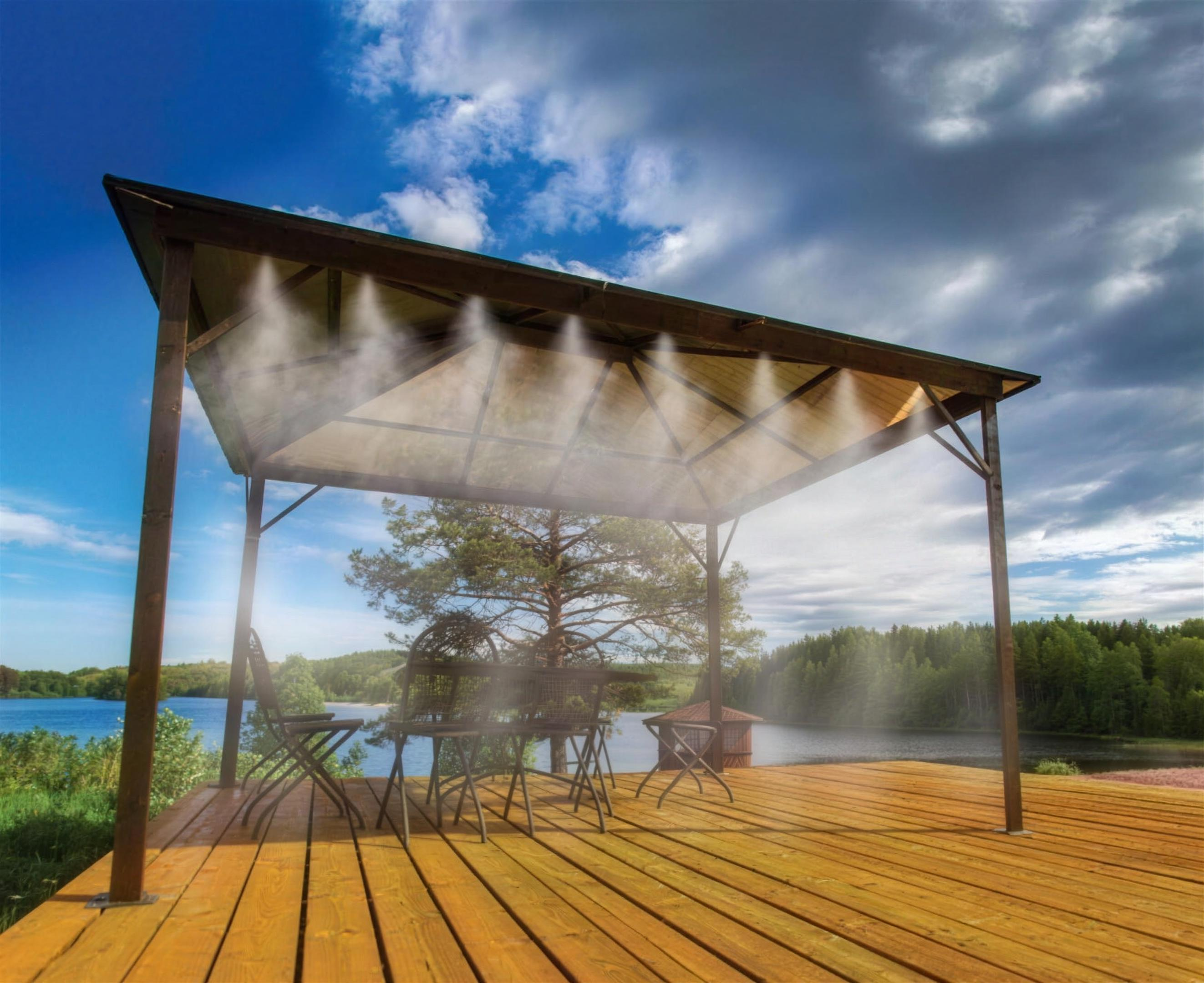 Systeme de brumisation pour terrasse et jardin