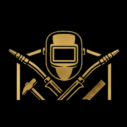 Logo Cantal Metal Creation : masque de soudeur et outils forgés