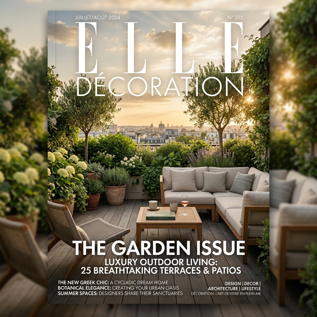 Couverture ELLE Décoration, The Garden Issue