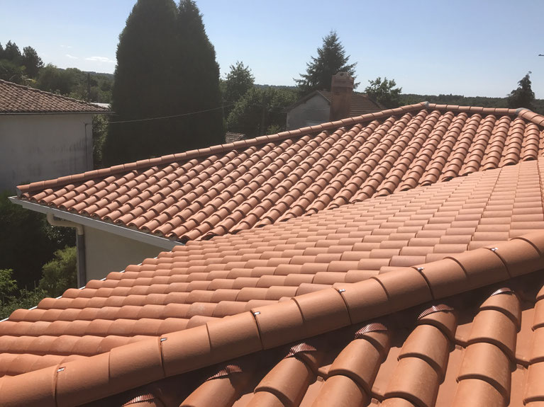 Detail zinguerie et faitage