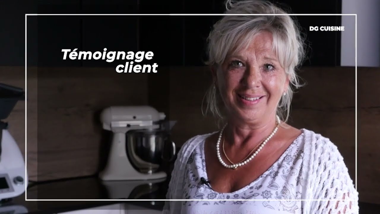 Cliente DG Cuisine dans sa cuisine