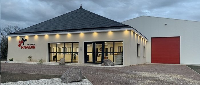 Le siège de l'Entreprise Mangeon à Varennes-Vauzelles