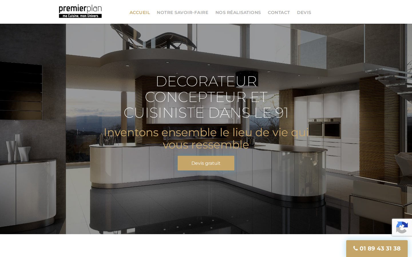 Cuisine sur mesure realisee par Premier Plan Cuisines