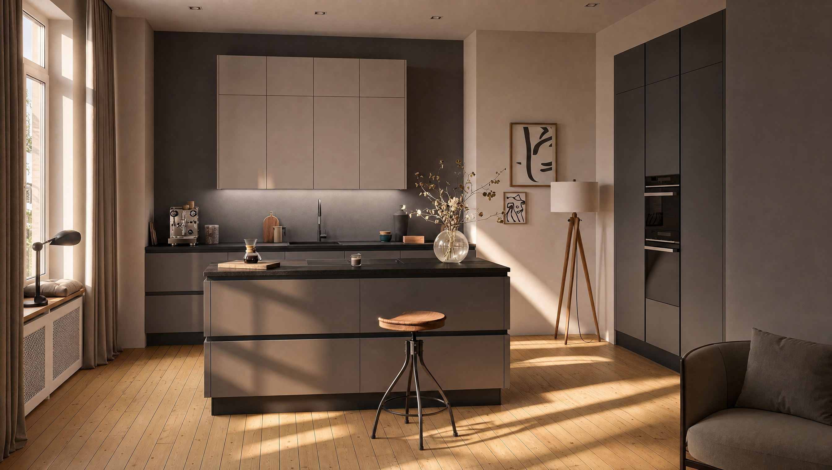 Cuisine sur mesure Stylroc, showroom 600 m²